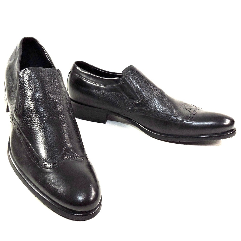 BALDININI 🇮🇹 MEN'S BLACK SOFT LEATHER COMFORT LOAFERS